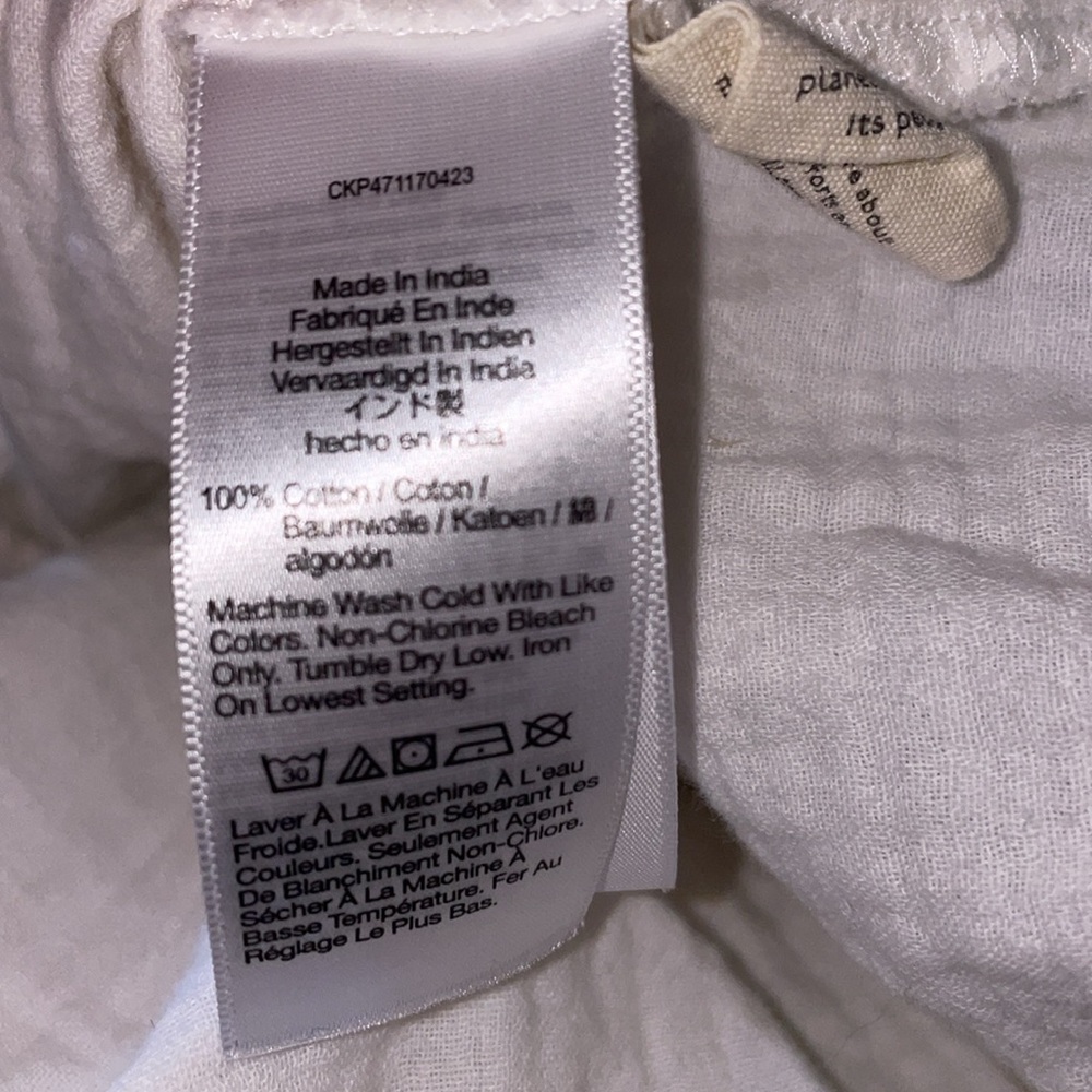 Madewell Maya Double-Gauze Tie-Front Cropped Top - Picture 5 of 5